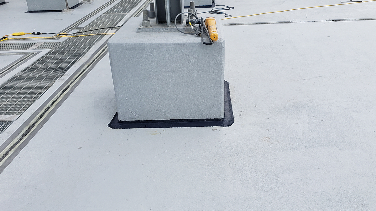 Chemical Resistant Coating Applied to Containment Area STRUCTURAL