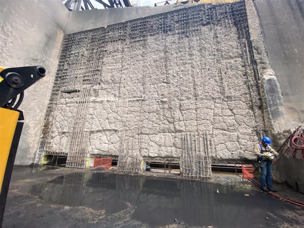 Hydrodemolition of Concrete in Coking Unit