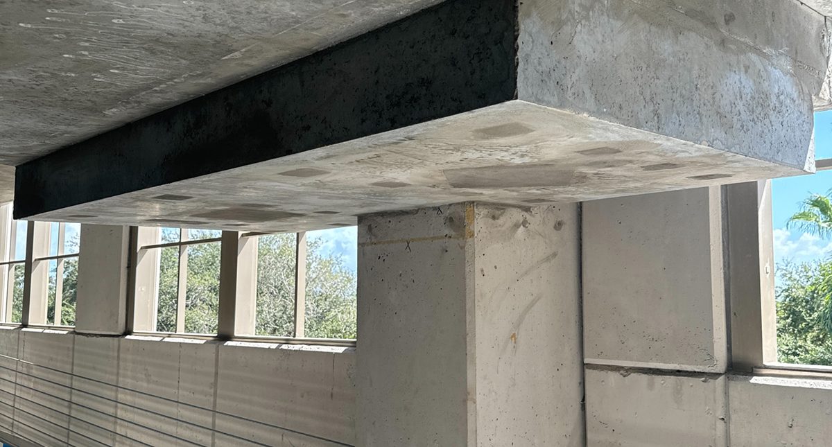 Punching Shear Remediation in Parking Structure
