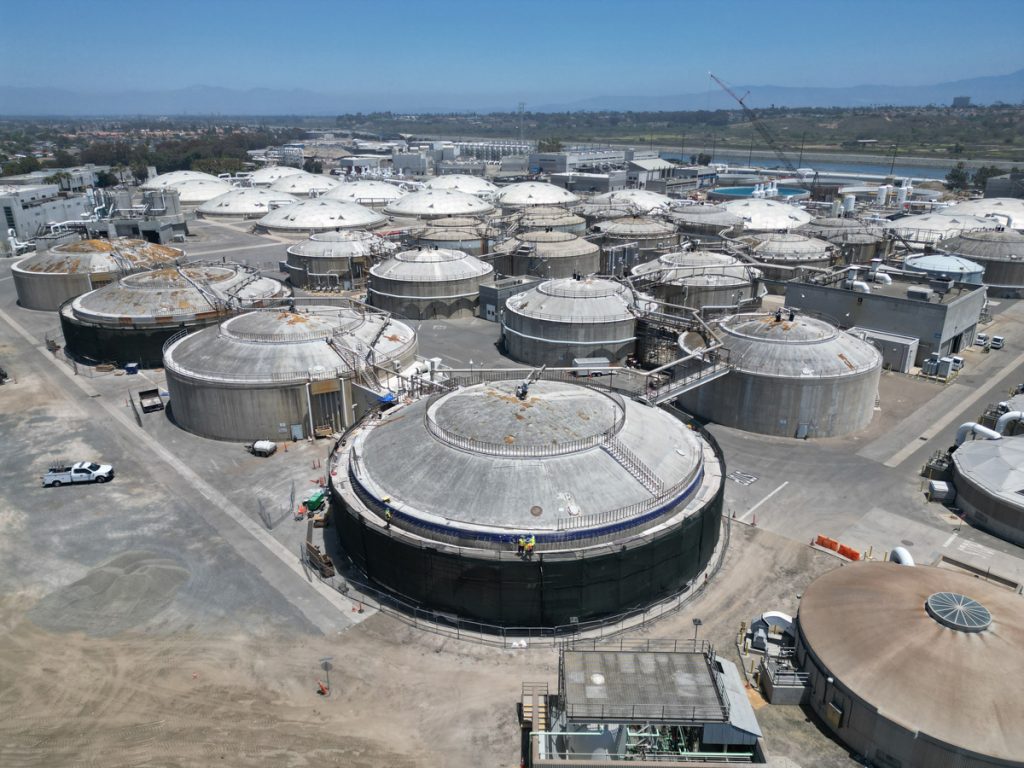 STRUCTURAL rehabilitated two wastewater digester tanks, enhancing durability and load-bearing capacity while ensuring environmental compliance.